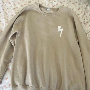 Light Brown Preppy Crewneck